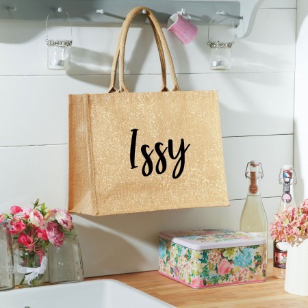 Personalised  Mini Tote Bags - Various colours